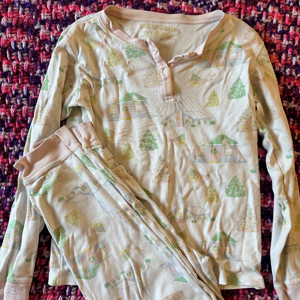 The Beaufort Bonnet Company girls size 14 Christmas pajamas